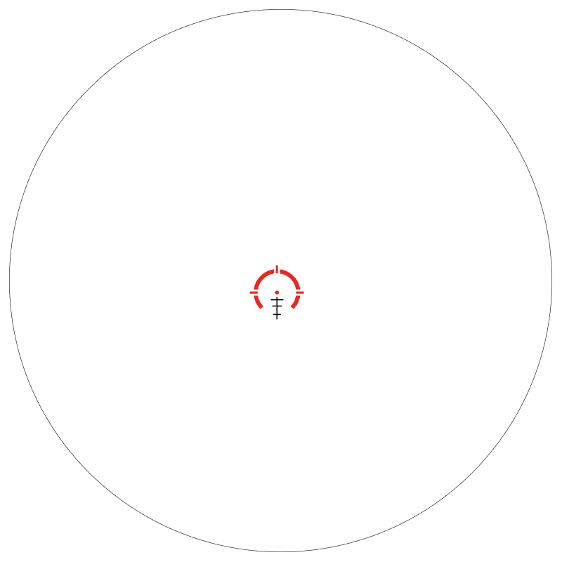 Guerrilla Dot BDC Long reticle view